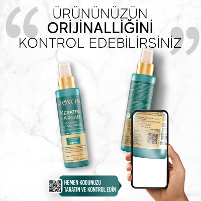 Bioxcin Keratin ve Argan Onarıcı Sıvı Saç Kremi 150 ml - 9