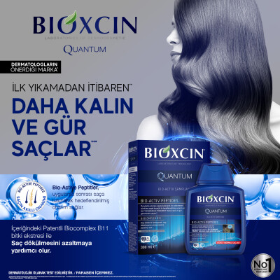 Bioxcin Quantum Normal Ve Kuru Saçlar İçin Şampuan 300ml - 8