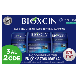 Bioxcin Quantum Şampuan 3al 2öde (Yağlı Saçlar) - 1
