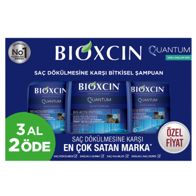 Bioxcin Quantum Şampuan 3al 2öde (Yağlı Saçlar) - 1