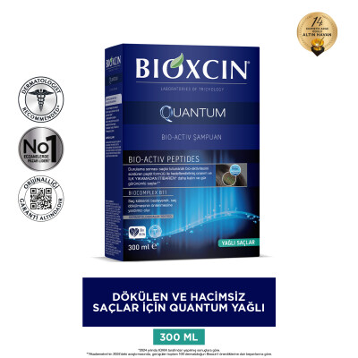 Bioxcin Quantum Yağlı Saçlar İçin Şampuan 300ml - 9