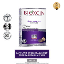 Bioxcin Saç Dökülmesine Karşı Siyah Sarımsak Şampuanı 300 ml - 10