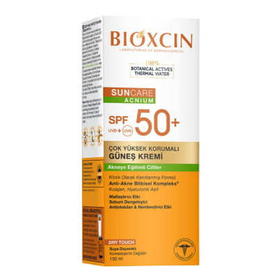 Bioxcin Sun Care Akneye Eğilimli Ciltler Için SPF 50+ Güneş Kremi 50 ml - 1