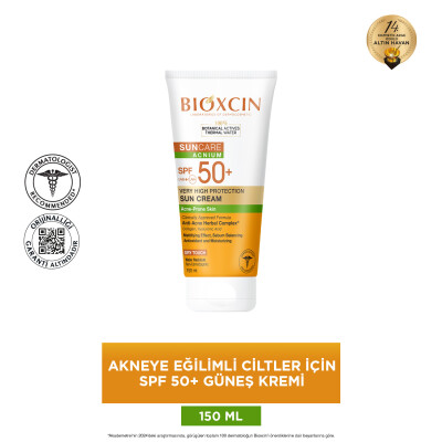 Bioxcin Sun Care Akneye Eğilimli Ciltler Için SPF 50+ Güneş Kremi 50 ml - 2