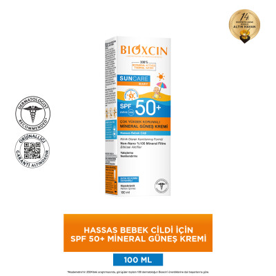 Bioxcin Sun Care Baby Spf50+ Mineral Güneş Kremi 100 ml - 8