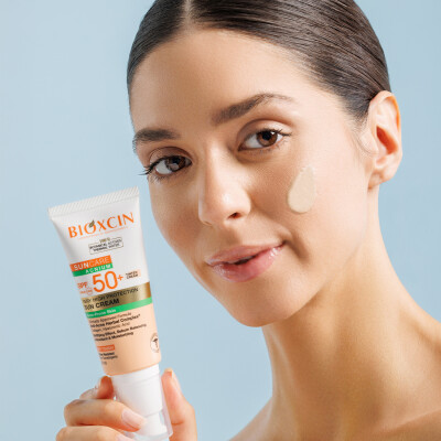 Bioxcin Sun Care Çok Yüksek Korumalı Akneli Ciltler Için Renkli Güneş Kremi Spf 50+ 50 ml - 9