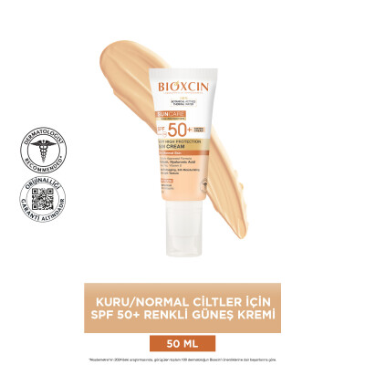 Bioxcin Sun Care Çok Yüksek Korumalı Kuru Ciltler Için Renkli Güneş Kremi Spf 50+ 50 ml - 2