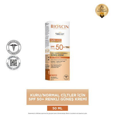 Bioxcin Sun Care Çok Yüksek Korumalı Kuru Ciltler Için Renkli Güneş Kremi Spf 50+ 50 ml - 4
