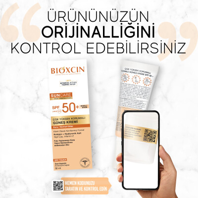 Bioxcin Sun Care Çok Yüksek Korumalı Kuru Ciltler Için Renkli Güneş Kremi Spf 50+ 50 ml - 3