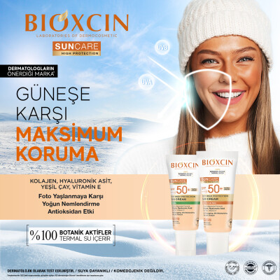 Bioxcin Sun Care Çok Yüksek Korumalı Kuru Ciltler Için Renkli Güneş Kremi Spf 50+ 50 ml - 8