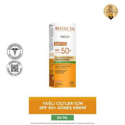 Bioxcin Sun Care Çok Yüksek Korumalı Yağlı Ciltler Için Güneş Kremi Spf 50+ 50 ml - 5