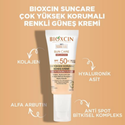 Bioxcin Sun Care Lekeye Eğilimli Ciltler Için SPF 50+ Renkli Güneş Kremi 50 ml - 5