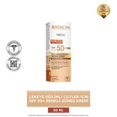 Bioxcin Sun Care Lekeye Eğilimli Ciltler Için SPF 50+ Renkli Güneş Kremi 50 ml - 9