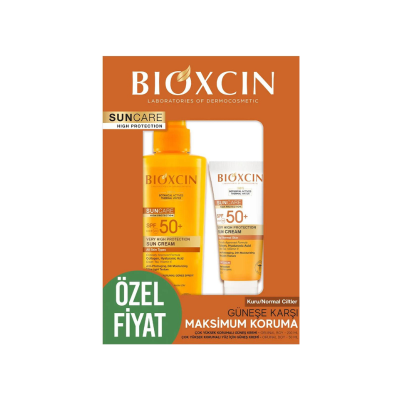 Bioxcin Sun Care Spf50+ Güneş Spreyi 200 ml + Bioxcin Sun Care Spf50+ Güneş Kremi 50 ml - 1