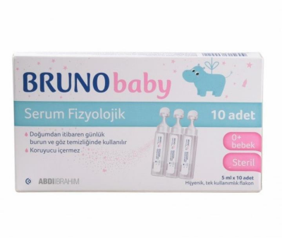 Bruno Baby Serum Fizyolojik Damla 5 ml x 10 adet - 1