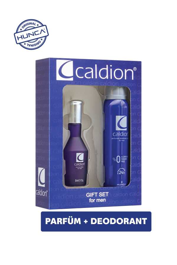 Caldion 150 ml Deo Sprey + 50 ml Erkek Parfüm Seti -1