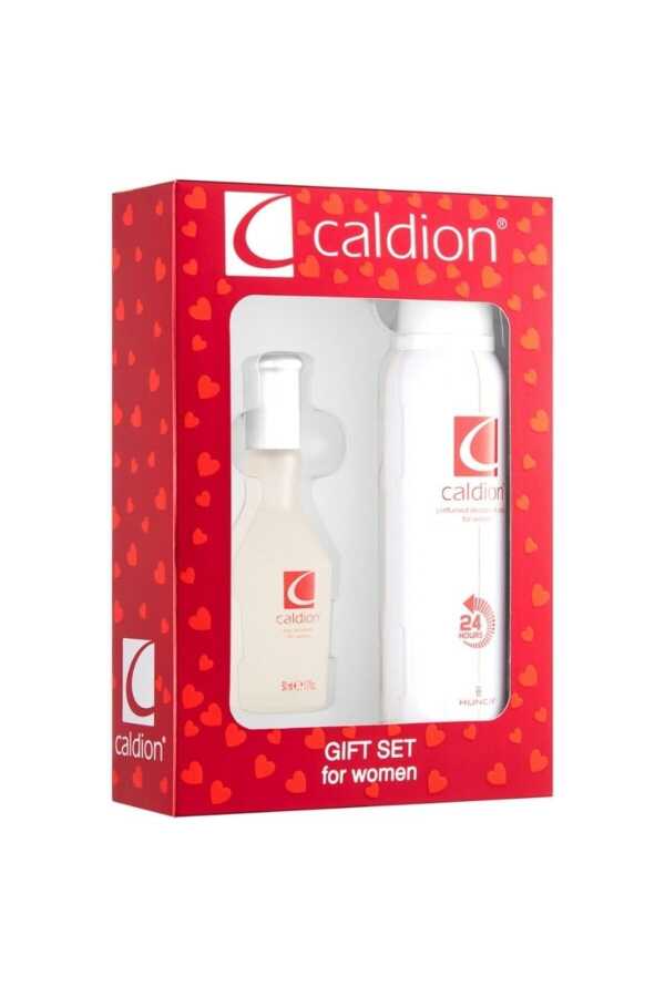 Caldion 150 ml Deo Sprey + 50 ml Kadın Parfüm Seti -1