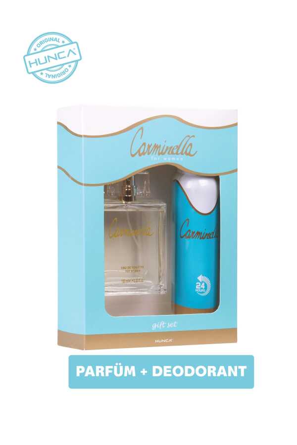 Carminella 150 ml Deo Sprey + 100 ml Kadın Parfüm Seti -1