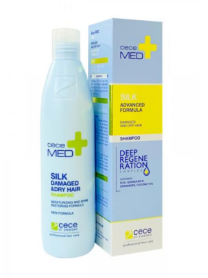 CeceMed Silk Damaged Kuru ve Hasarlı Saçlar İçin Şampuan 300ml - 1