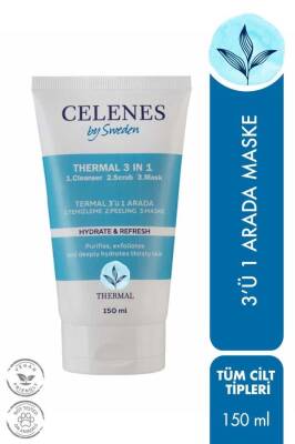 Celenes 3'ü 1 Arada Yıkama Peeling Maske 150 ml - 1