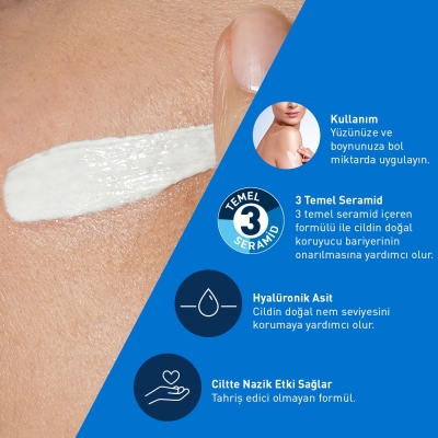 Cerave SPF50 Güneş Koruma Faktörlü Yüz Kremi 52 ml - 13