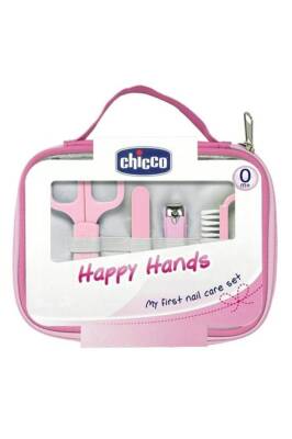 Chicco Happy Hands Tırnak Bakım Seti - Pembe - 1