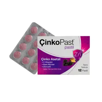 Çinkopast Nane Tadında Pastil 12 Adet - ÇinkoPast