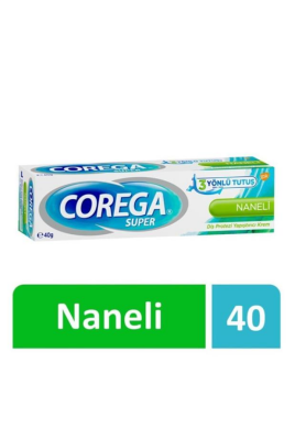 Corega Diş Protezi Yapıştırıcı Krem Naneli 40gr - 1