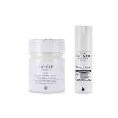 Cosmed Alight Enzyme Peeling Powder 75 gr + Skinologist 5% Mandelıc Fluıd 30 ml - 1