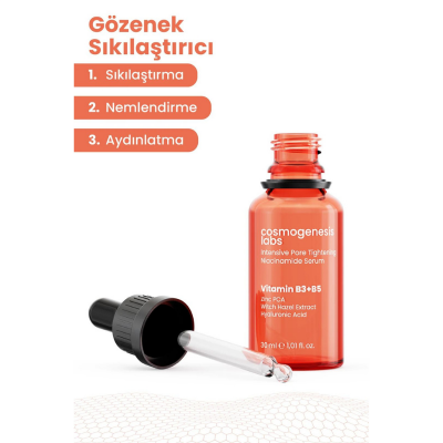 Cosmogenesis Labs Intensive Pore Tightening Niacinamide Serum 30 ml - 3