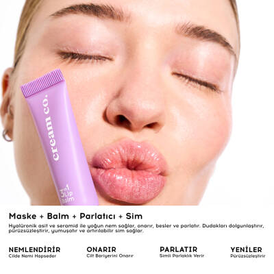 Cream Co. 3 in 1 Lip Balm Marshmallow 10 ml - 5