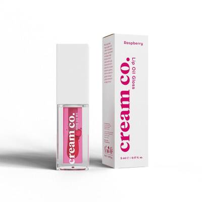 Cream Co. Lip Oil Gloss - Raspberry - 2