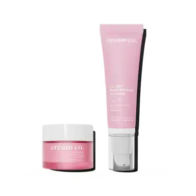 Cream Co. Nemlendirici Işıltılı Bitişli 50+ SPF Koruyucu İkili - 1