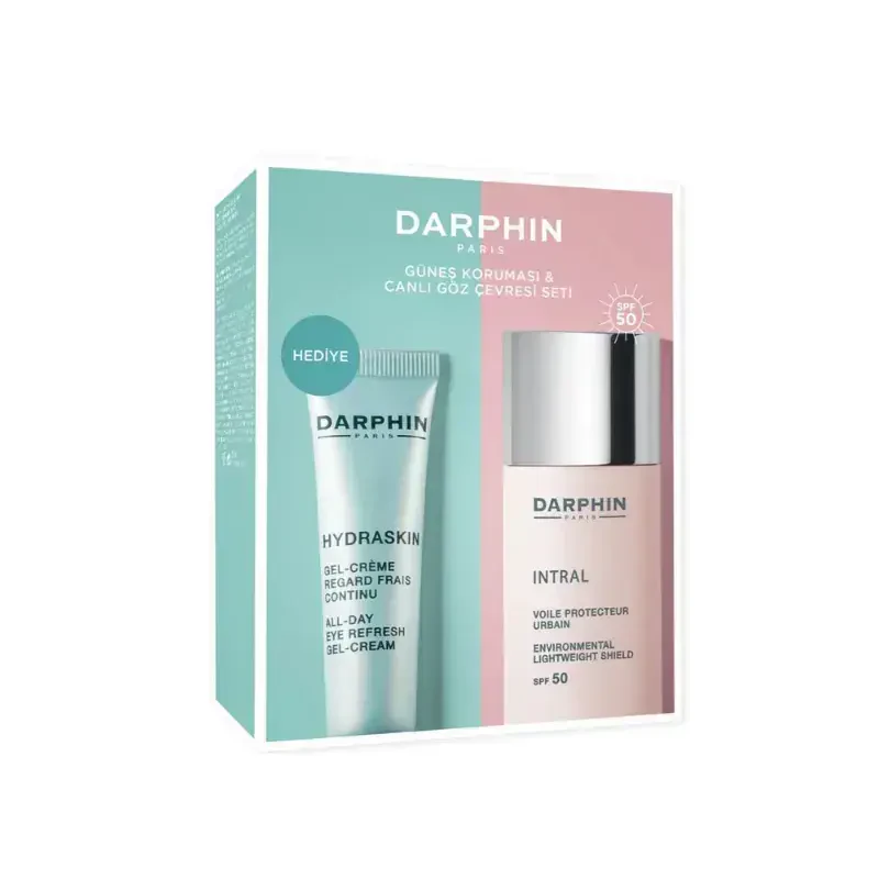 Darphin Intral Güneş Koruması 30 ml & Hydraskin Canlı Göz Çevresi Kremi 15 ml Avantajlı Set -1