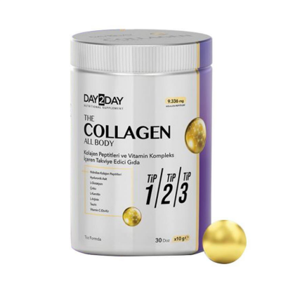 Day2Day The Collagen All Body Takviye Edici Gıda 300 gr Kolajen - 1
