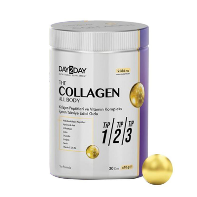 Day2Day The Collagen All Body Takviye Edici Gıda 300 gr Kolajen - 2
