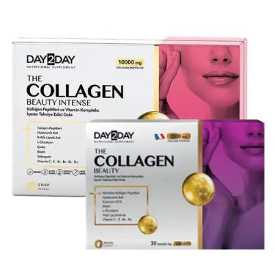 Day2Day The Collagen Beauty Intense 30 Saşe + 14 Likit Tüp Avantajlı Paket - 1