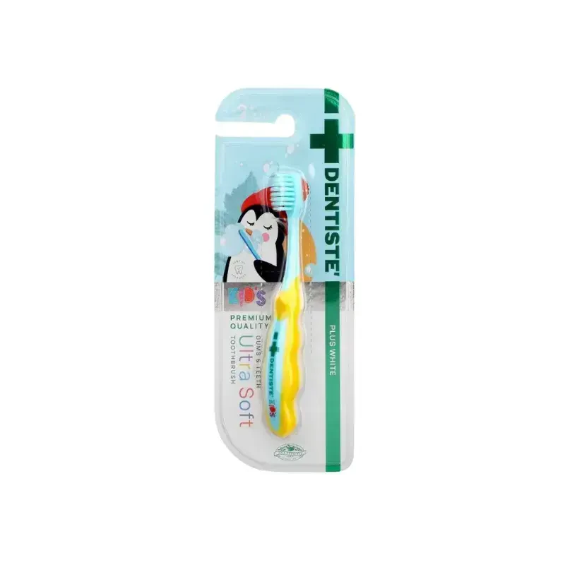 Dentiste Kids Ultra Soft Diş Fırçası +2 Yaş - Sarı & Mavi -1