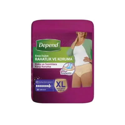 Depend Emici Külot Kadın XL 10'lu - 1