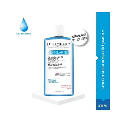 Dermedic Capilarte Sebum Dengeleyici Şampuan 300 ml - 1