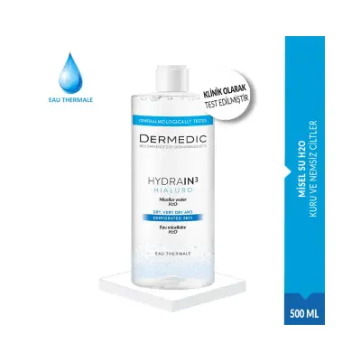 Dermedic Hydrain 3 Hialuro Micellar Water H2O 500 ml - 1