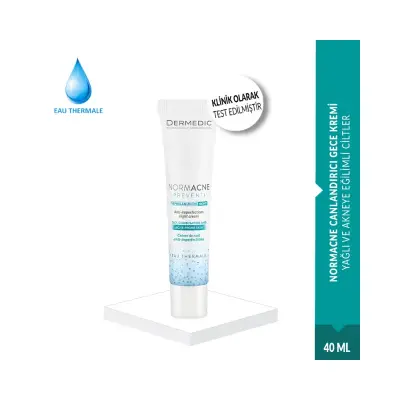 Dermedic Normacne Canlandırıcı Gece Kremi 40 ml - 1