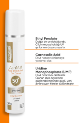 Dermoskin Acne Mat Face Protection Gel Cream Spf50+ 50ml - 2