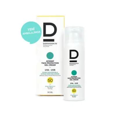 Dermoskin Acne Mat Face Protection Gel Cream Spf50+ 50ml - 1