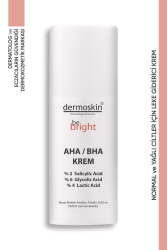 Dermoskin Be Bright AHA/BHA Krem 33 ml - Dermoskin