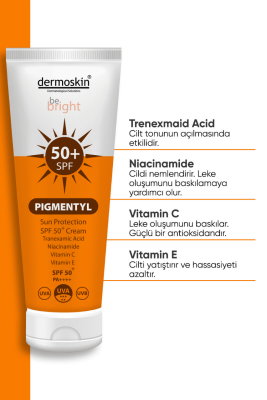 Dermoskin Be Bright Pigmentyl Sun Protection Spf 50+ Cream 75 Ml İkili Paket - 2
