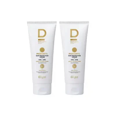 Dermoskin Be Bright Pigmentyl Sun Protection Spf 50+ Cream 75 Ml İkili Paket - Dermoskin