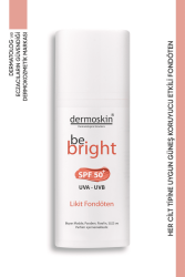 Dermoskin Be Bright Spf50+ Likit Fondöten 33 Ml (light) - Dermoskin