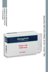 Dermoskin Medohbiotin Biotin 1 mg 60 Tablet - 1