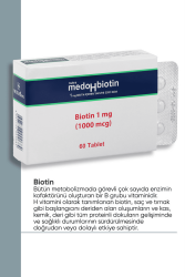 Dermoskin Medohbiotin Biotin 1 mg 60 Tablet - 2